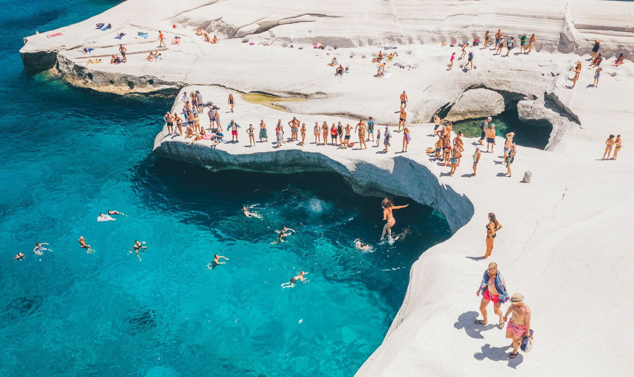  Sarakiniko beach Milos island 